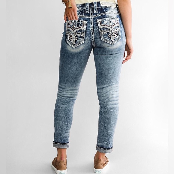 Rock Revival Celinda Easy Ankle Skinny Mid-Rise Jean 28 - Picture 12 of 13